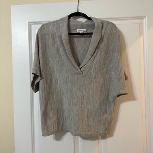 EUC Coldwater Creek Merino Wool Blend Gray‎ Sweater, Size Small, US 8